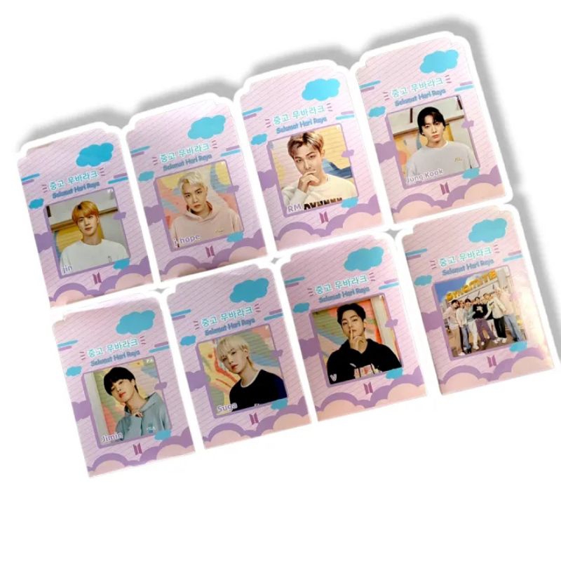 

8 PCS Amplop lebaran BTS || Angpau BTS || Amplop hari raya kekinian unik