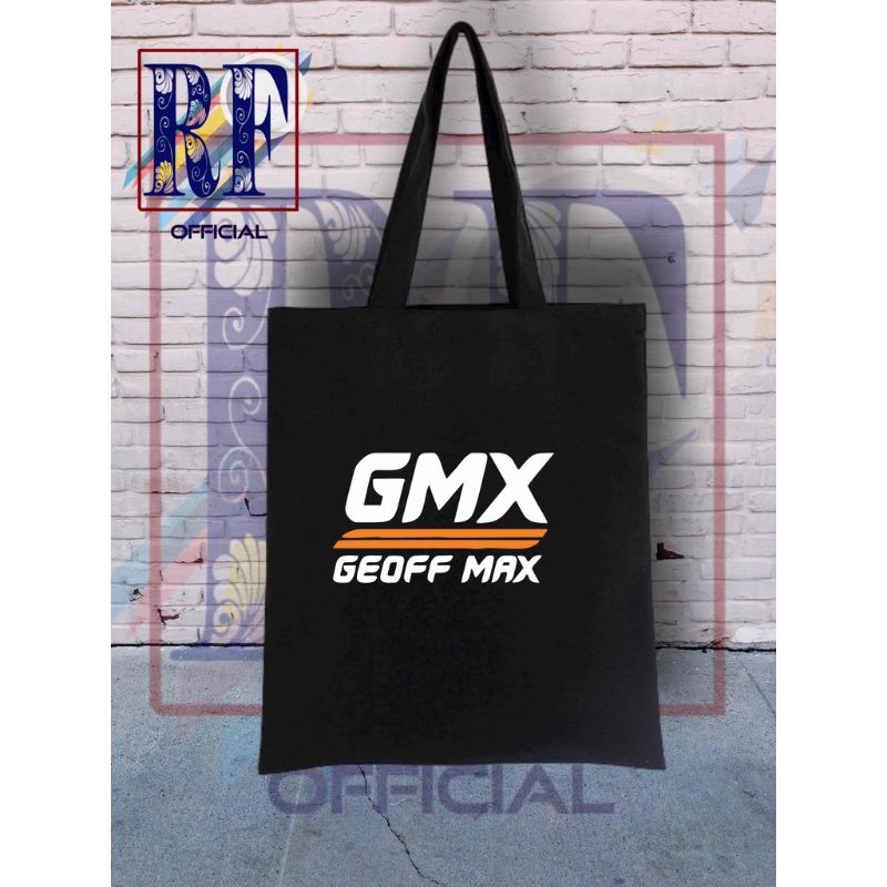 RF Totebag distro GMX GEOFFMAX brand merek katun tote bag sling bags waistbag / tas ransel selempang