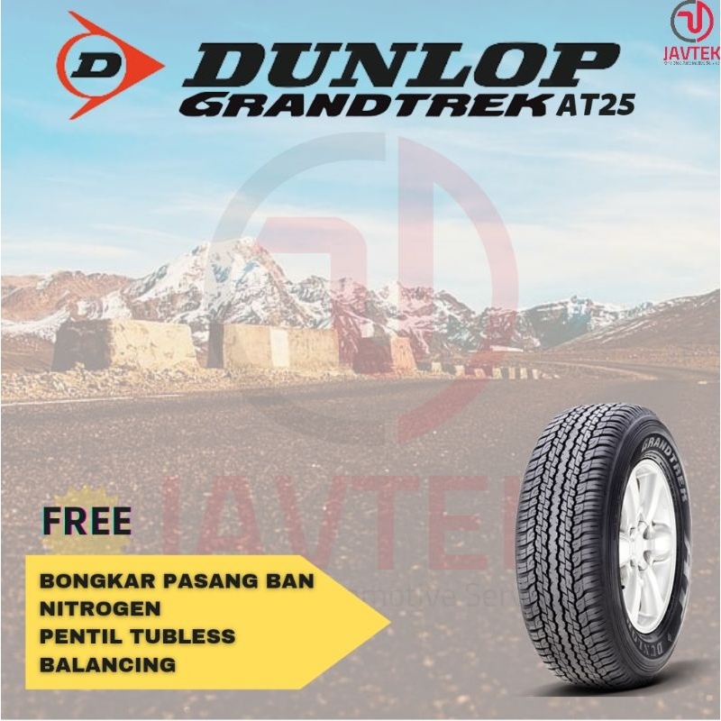 Ban mobil Dunlop Grandtrek At25 265/60 R18 Ban mobil Fortuner Pajero 265 60 R18 Ban mobil ring 18 Ban mobil R18 Ban Dunlop R18 Ban Dunlop ring 18