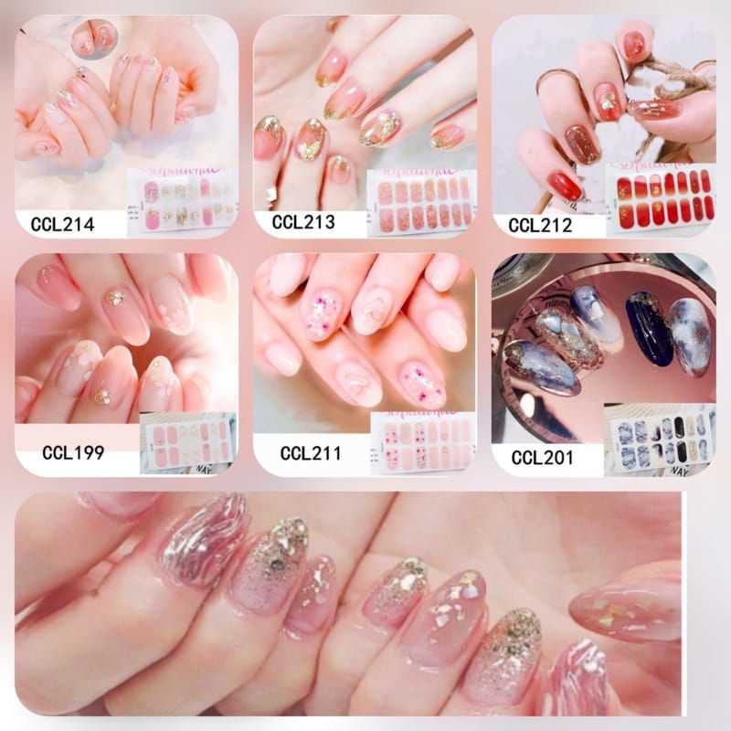 Stiker Kuku 3D korea / Nail Art Sticker 3D/ Nail Stiker 3D