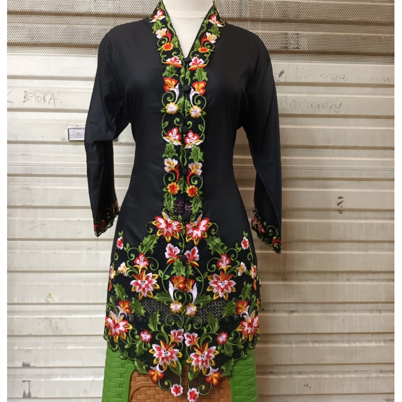 NEW ARRIVAL ATASAN KEBAYA ENCIM BORDIR BUNGA MELATI KEBAYA ENCIM BETAWI/ATASAN LENGAN 7/8 // KEBAYA 