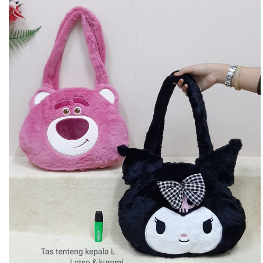 Tas Tenteng Wanita Tote Bag Kuromi Lotso/Tas Wanita Bahu