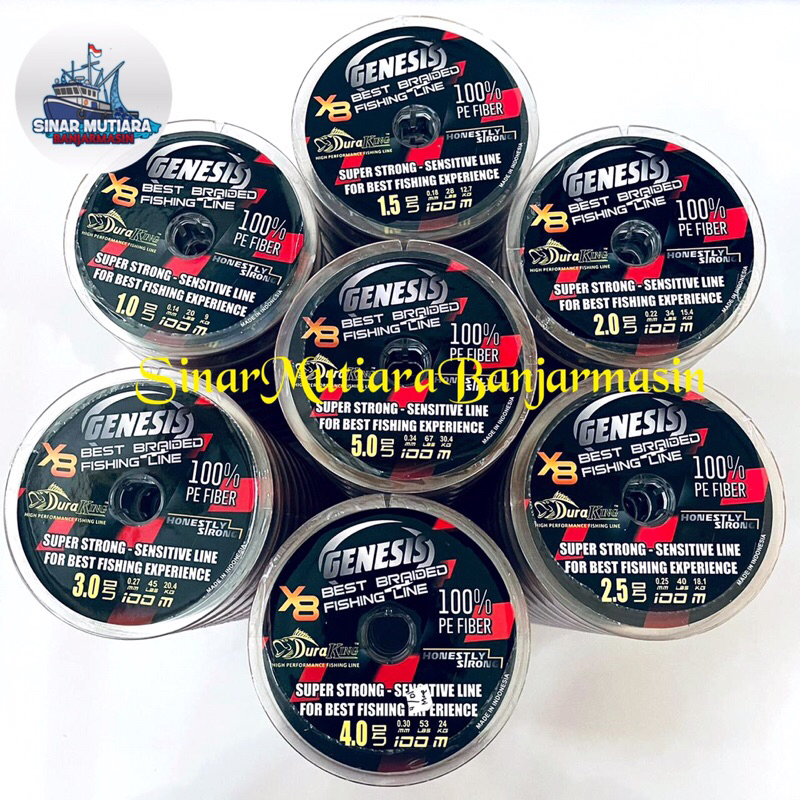 Pe Duraking Genesis X8 & X9 100M (MULTICOLOUR)