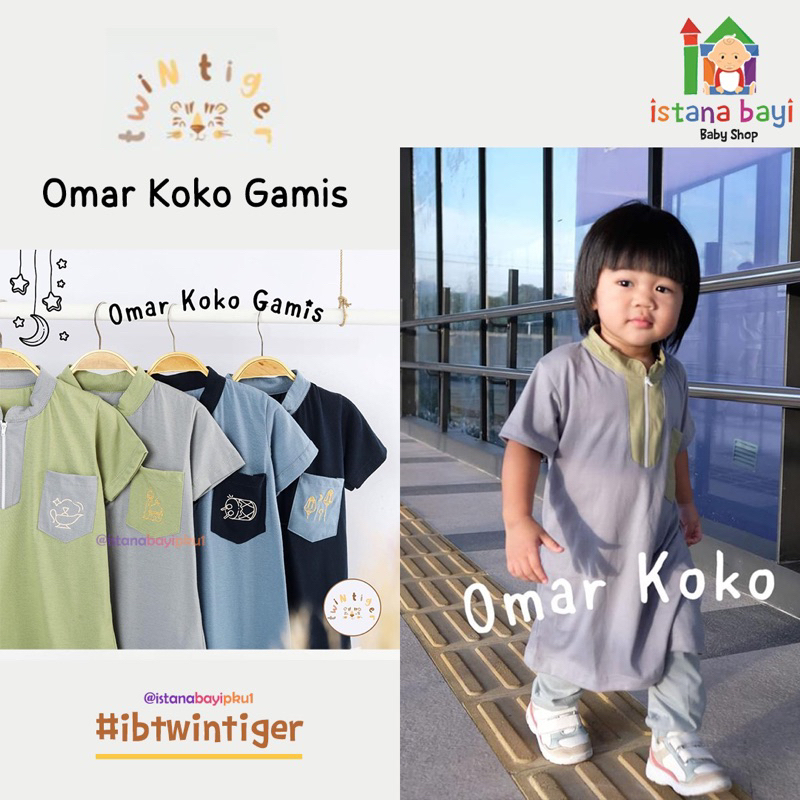 Twin Tiger Omar Koko Gamis/ Koko Bayi/Koko Anak