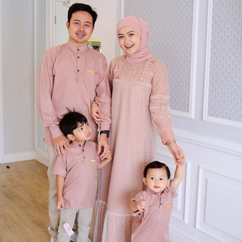 DYN -  Signature Dayara Dress Set Family - Gamis Mom & Kids Busui Friendly