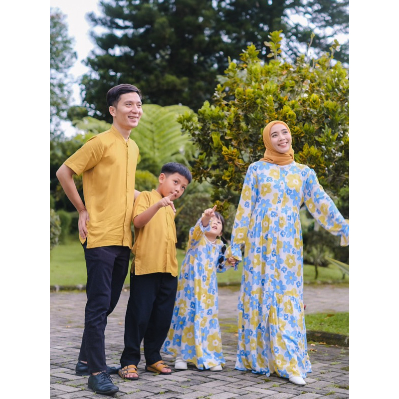 Ghazu - Zalea Family Set | Baju Keluarga | Baju Couple Keluarga | Dress