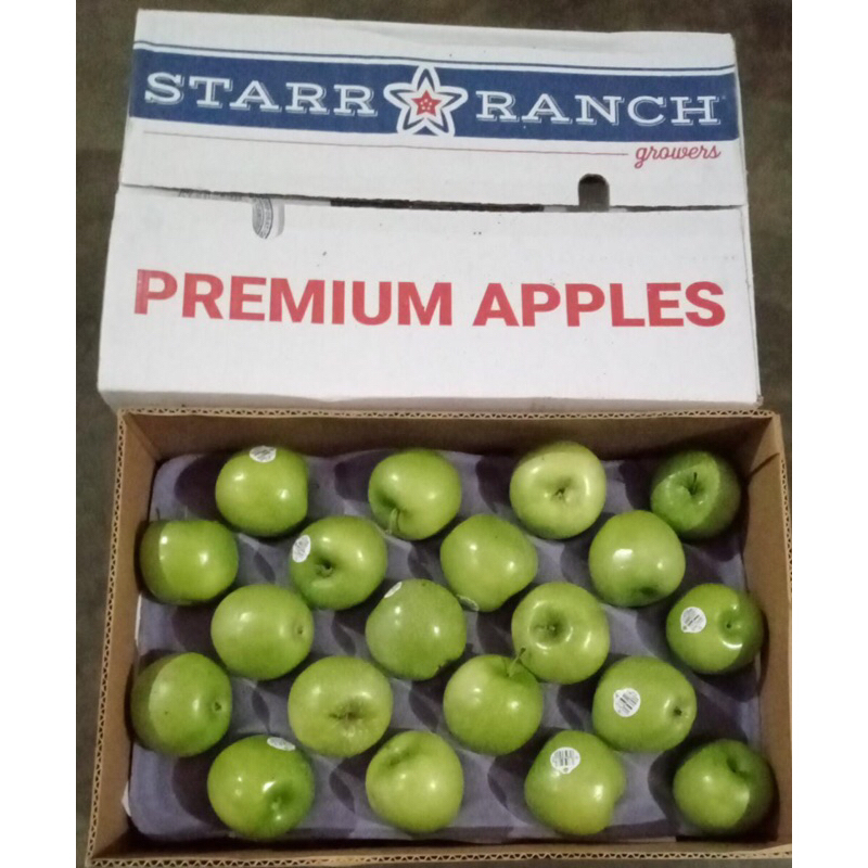 Apel Hijau Granny Smith Starr Ranch USA 1 Dus (18 KG) Fresh Import