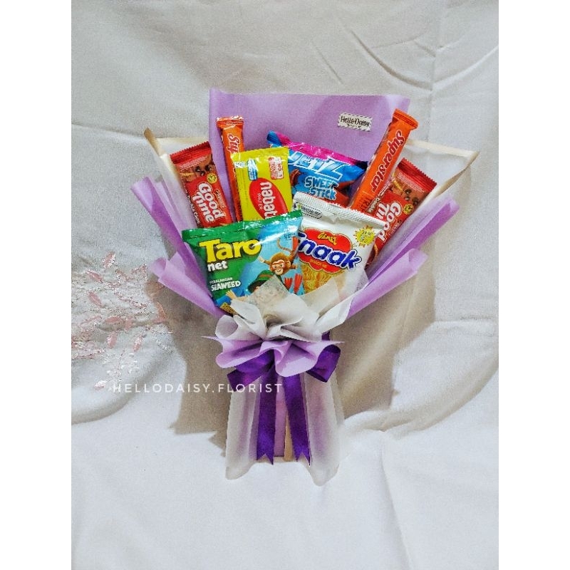 

Buket snack/ Bouquet snack/ (free kartu ucapan)