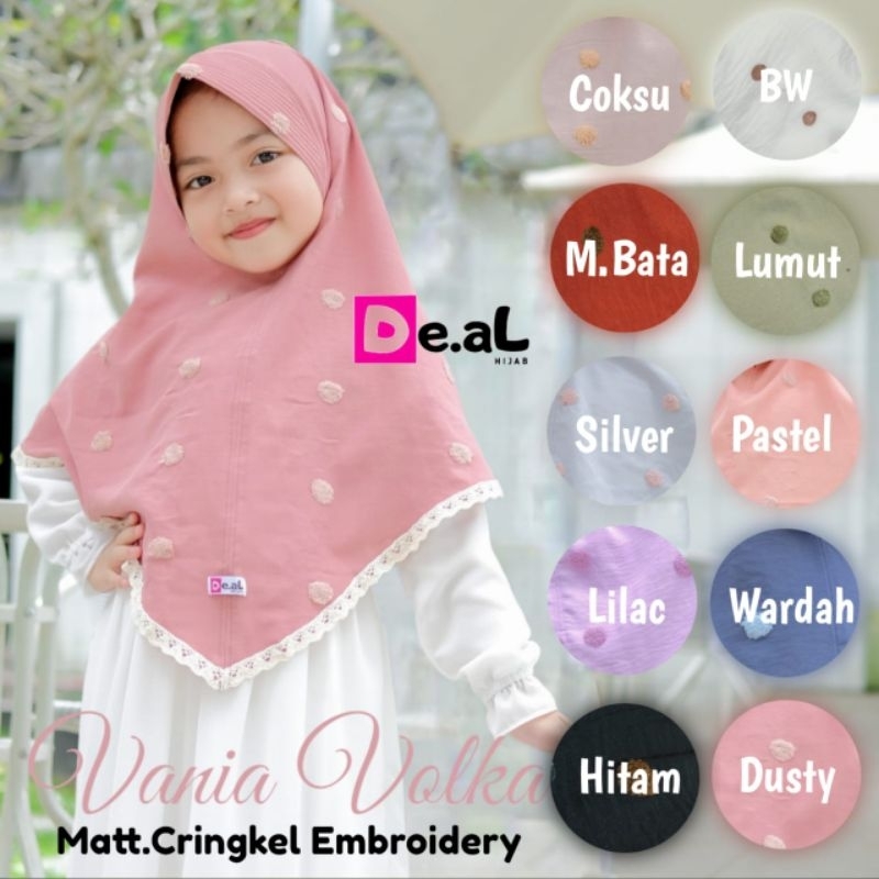 [ De.al Hijab ] VANIA VOLKA••hijab pet renda••hijab crinkel embroidry