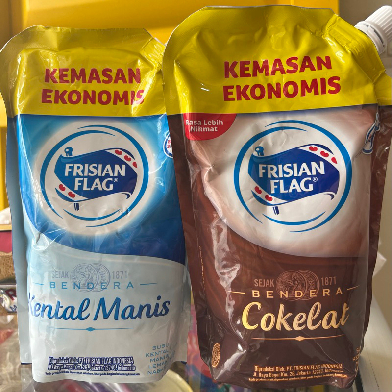 

Susu Kental Manis Bendera Frisian Flag Pouch Tutup