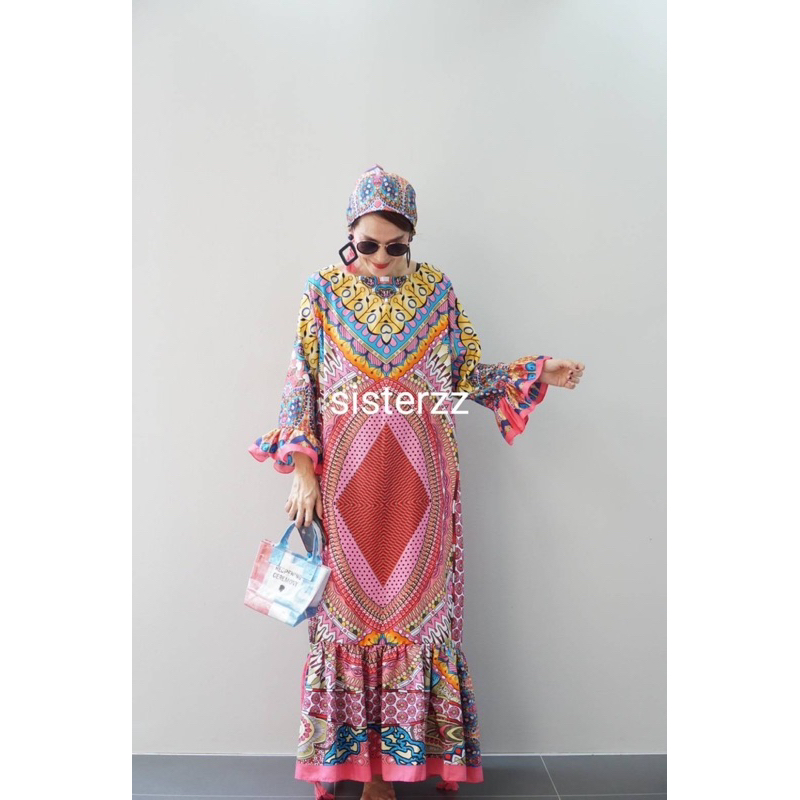 dress bangkok/ dress linen/ dress sisterz bangkok/ gamis import/ gamis sultan