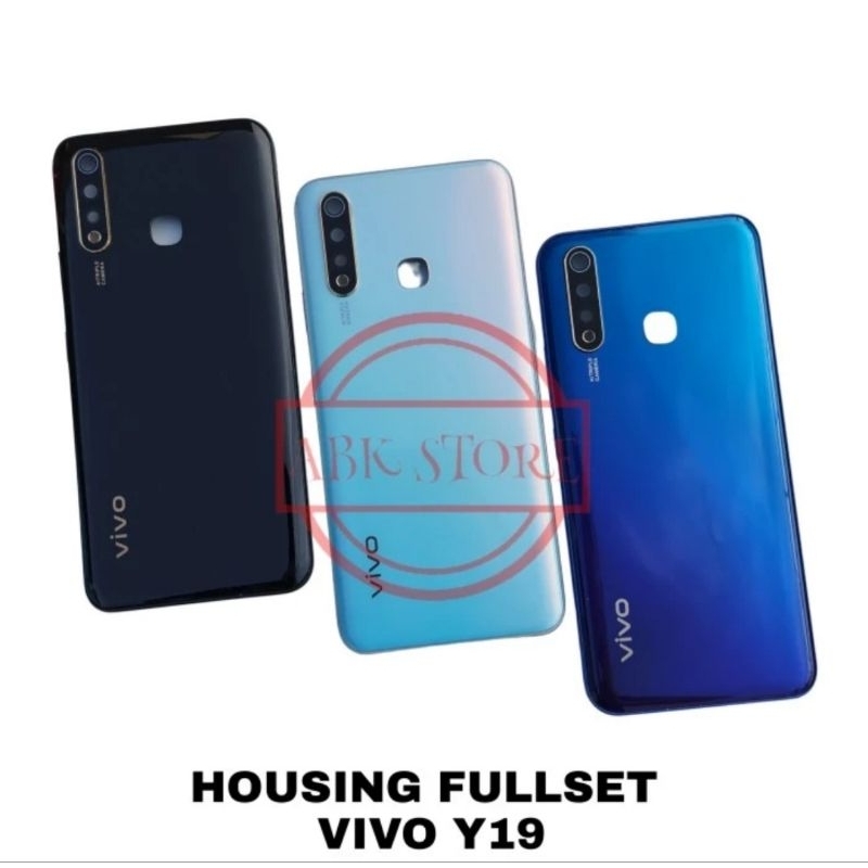 BEZZEL+BACKDOOR VIVO Y19 KESING CASING HOUSING TUTUP BELAKANG ORIGINAL