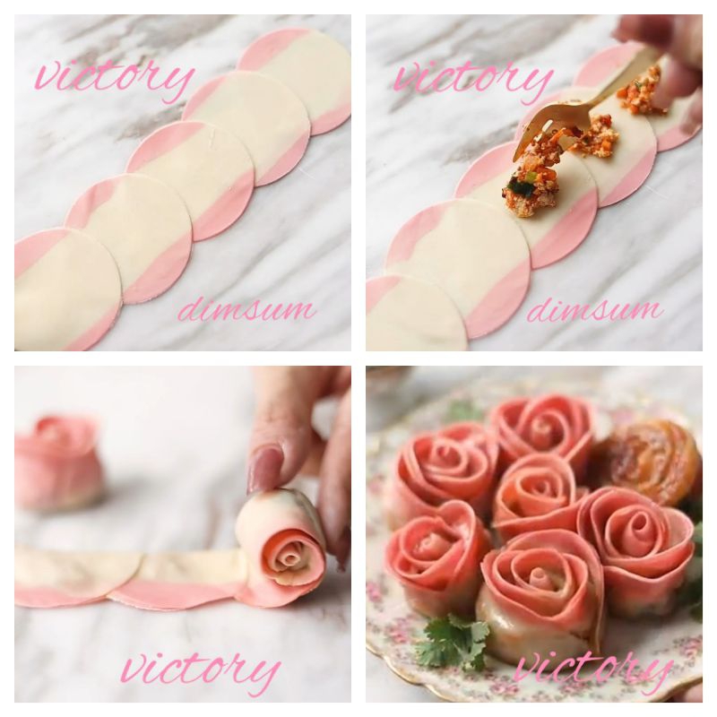 

Kulit Dimsum Victory Varian Rose