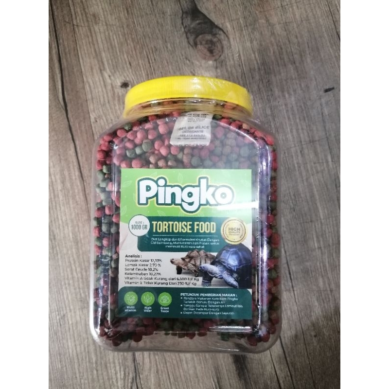 Pingko Daily Tortoise Food 350gr makanan harian kura