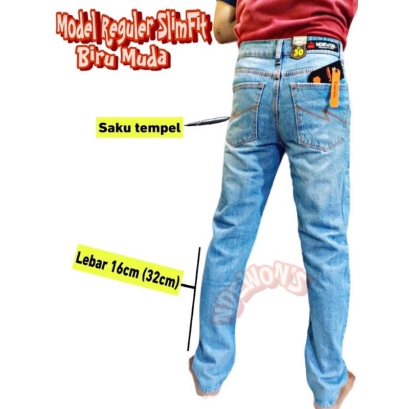 celana jeans pria terlaris/celana panjang pria standar/celana jeans panjang pria non streett/celana jeans pria/celana jeans pria kualitas premium.