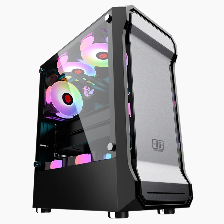 Casing Simbadda BattleGround 12 - ATX, mATX Tempered Glass case gaming