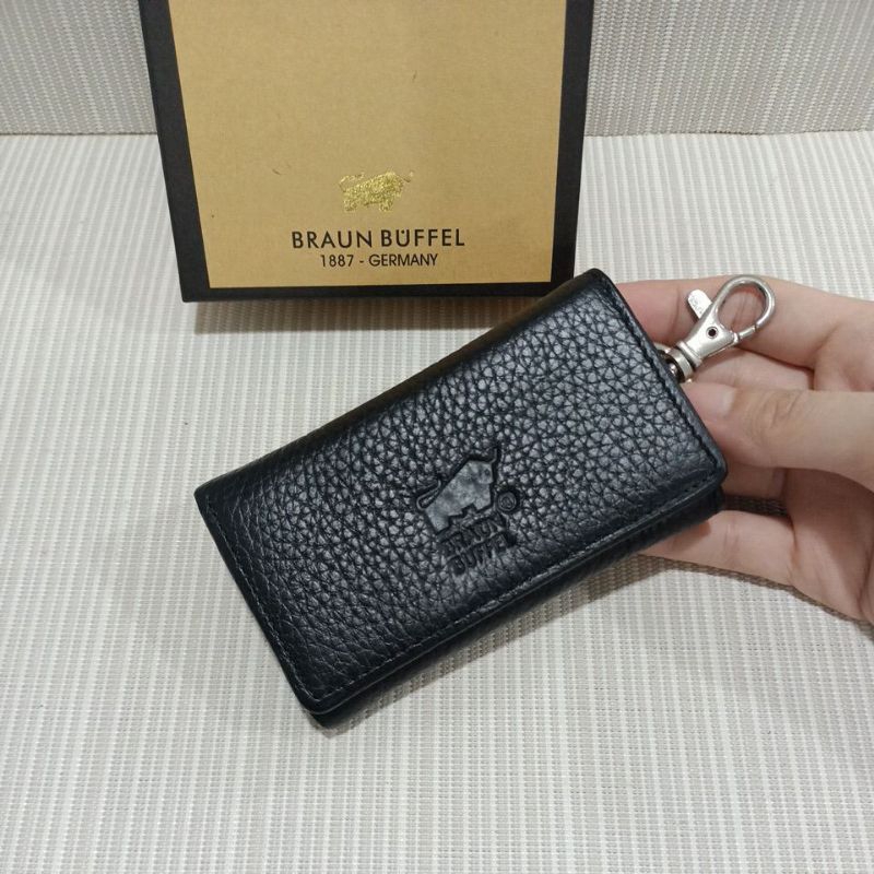 Dompet lipat STNK / dompet kunci mobil kulit sapi asli