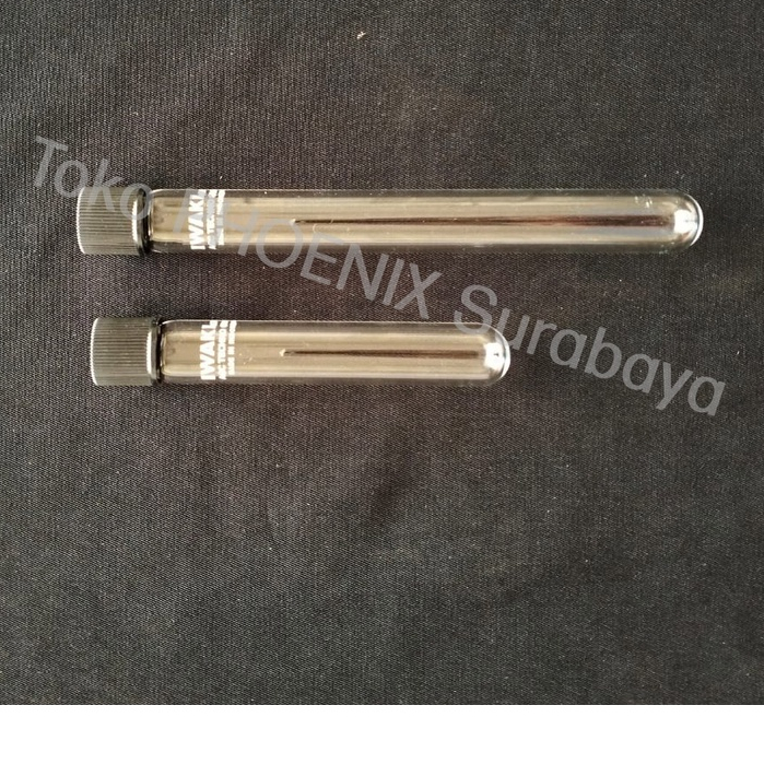 Test tube Screw Cup IWAKI / Tabung reaksi tutup ulir iwaki