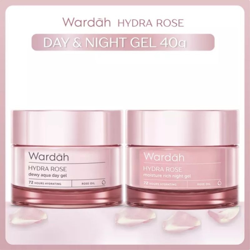 Wardah Paket HYDRAROSE Day+Night/Paket glowing