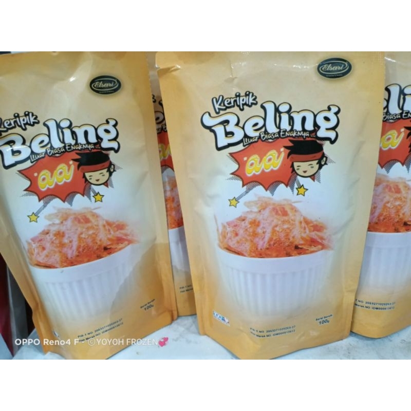 

Keripik beling Aa