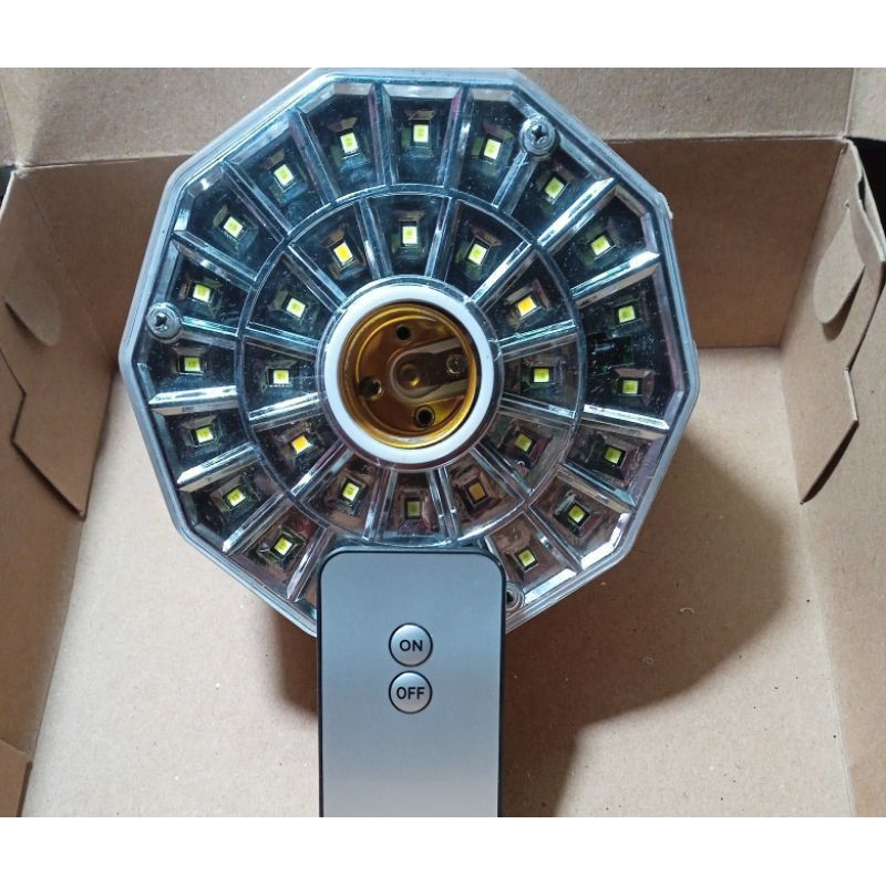 lampu LED+remot gambling&Lampu LED emergency 15 WATT (tanpa batarai) gambling
