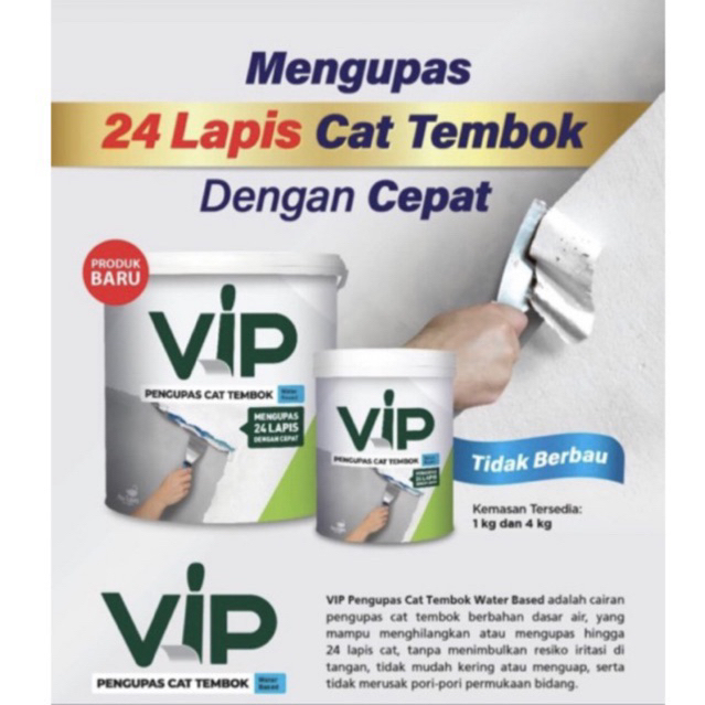 Pengupas Cat Tembok VIP by Avian Paint 1kg