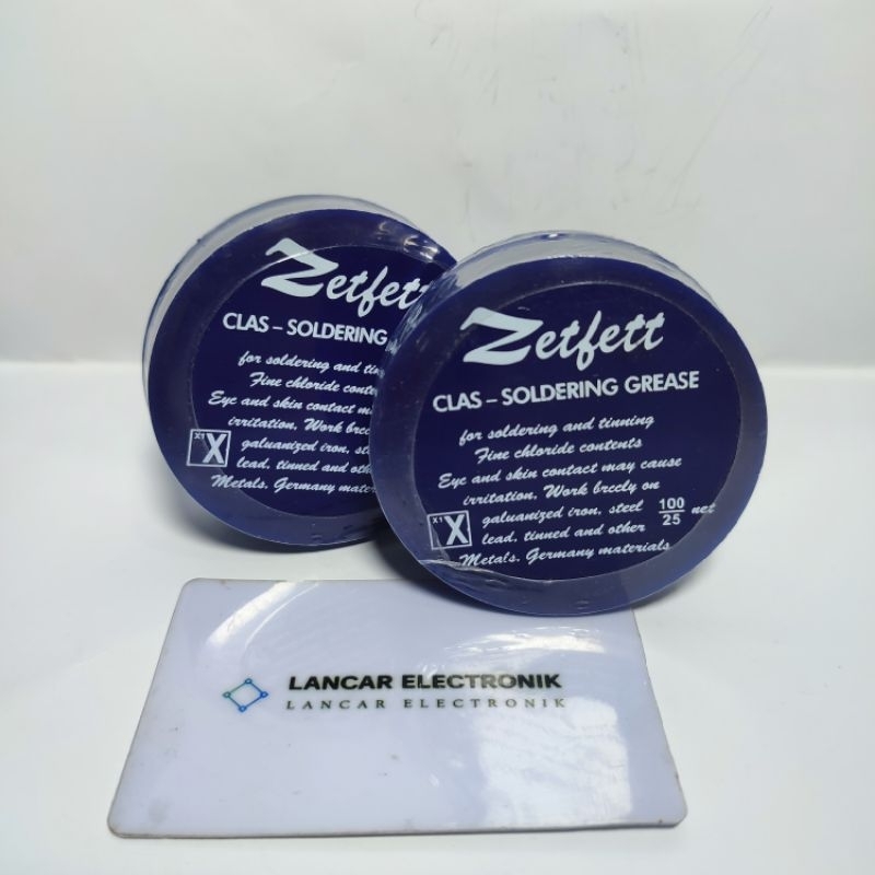 Pasta Solder Zetfett / Solder Zetfet Clas Soldering Grease 10Gram