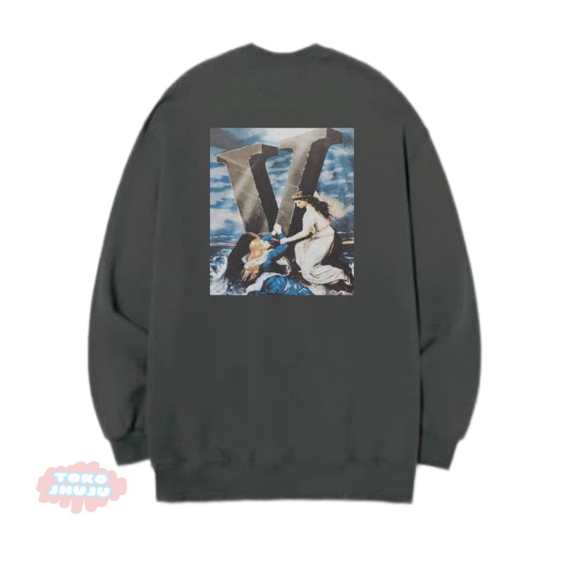 Sweater Jimim Bangtan sVint Sablon Depan Belakang