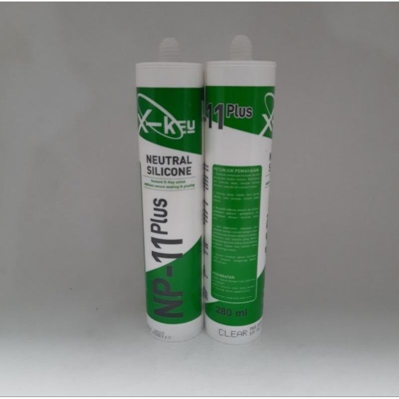 

Lem Silicone X-Key Netral 280 ML Np-11 plus Aluminium Kaca