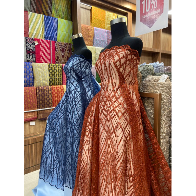 Tile motif simetris, tile garis, tile payet motif