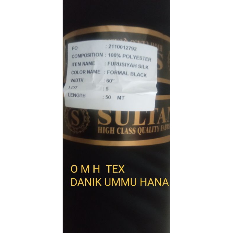 Kain_Fursan_silk_furusiyah_Formal_Black(Hitam)_Sultan