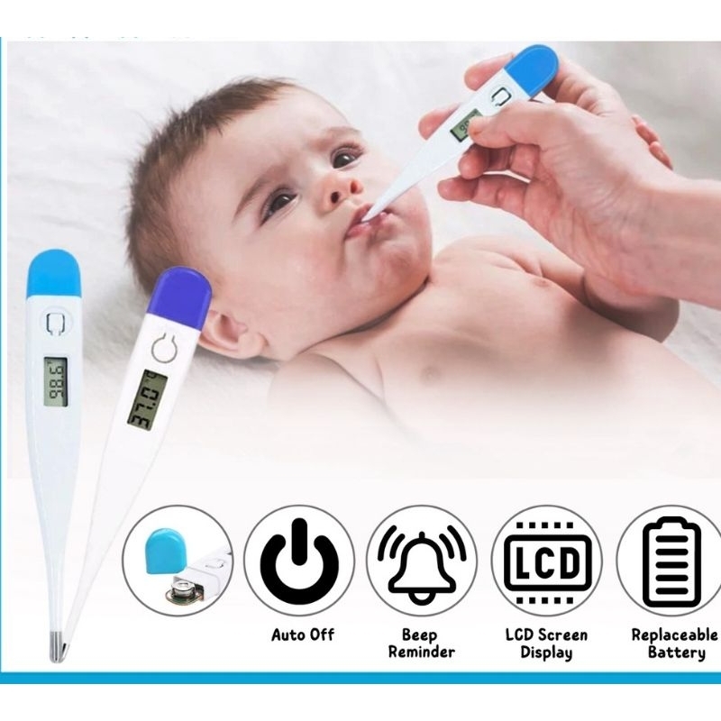 Thermometer Digital Alat Pengukur Pengatur Suhu Tubuh Badan Anak Thermometer Ketiak Baby