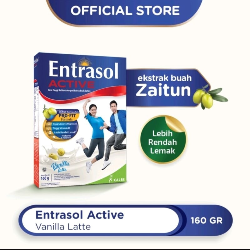 

Susu Entrasol Active 150gr