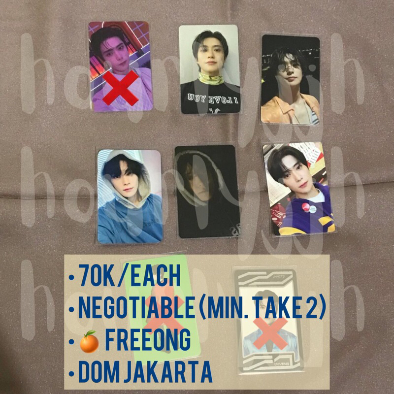 PHOTOCARD JAEHYUN STICKY SEOUL CITY SLOWACID MATI LAMPU SG22