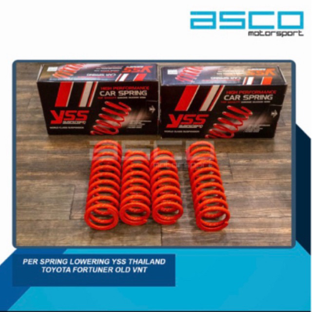 Per Spring Lowering YSS Thailand Toyota Fortuner OLD VNT