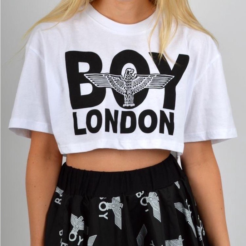 KAOS CROPTOP BRANDED BOY LONDON ORIGINAL