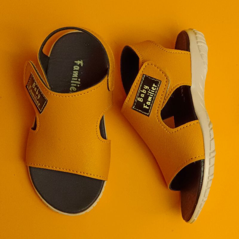 Sandal Adek Bayi 7-12 bulan 20-22 Model Kokop Sol Karet (Charlos 01)