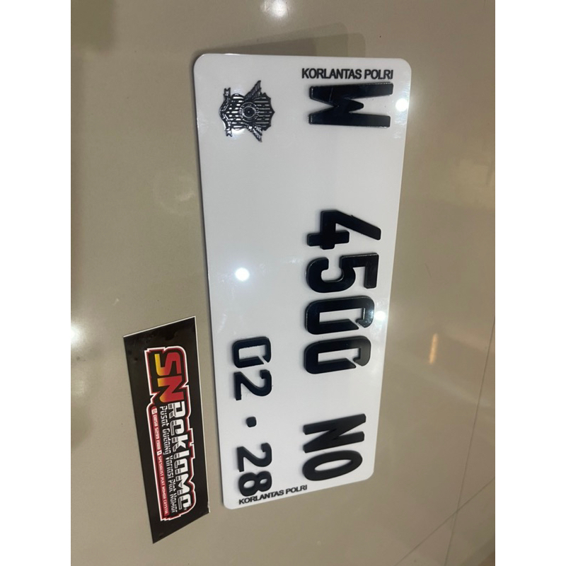 PLAT NOMOR MOTOR Acrylic , mika laser keren, murah, super kualitas