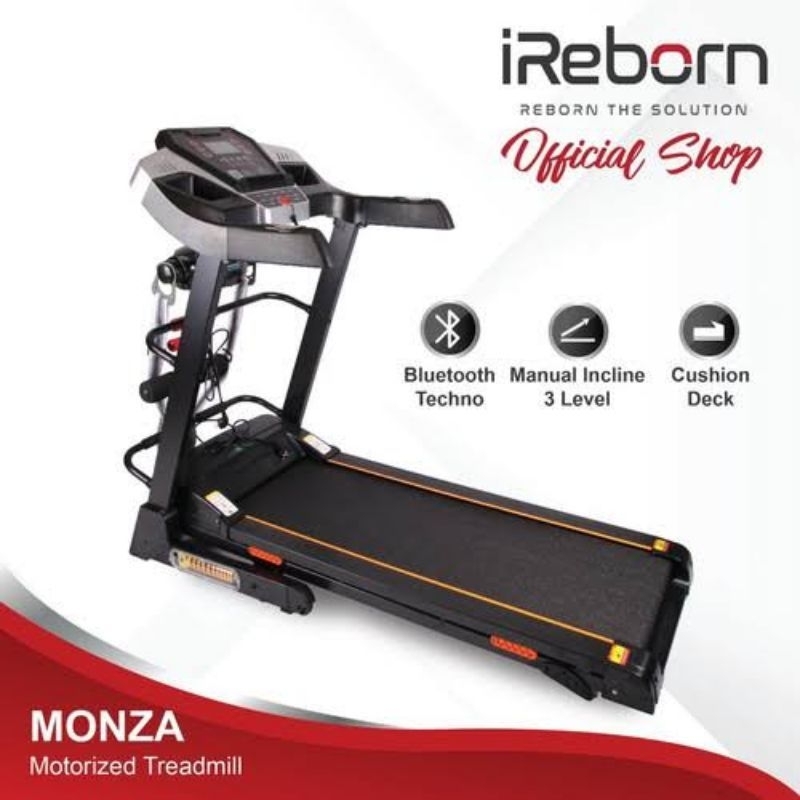 Treadmill Elektrik Ireborn Monza Free Ongkir Wilayah Medan Dan Sekitar