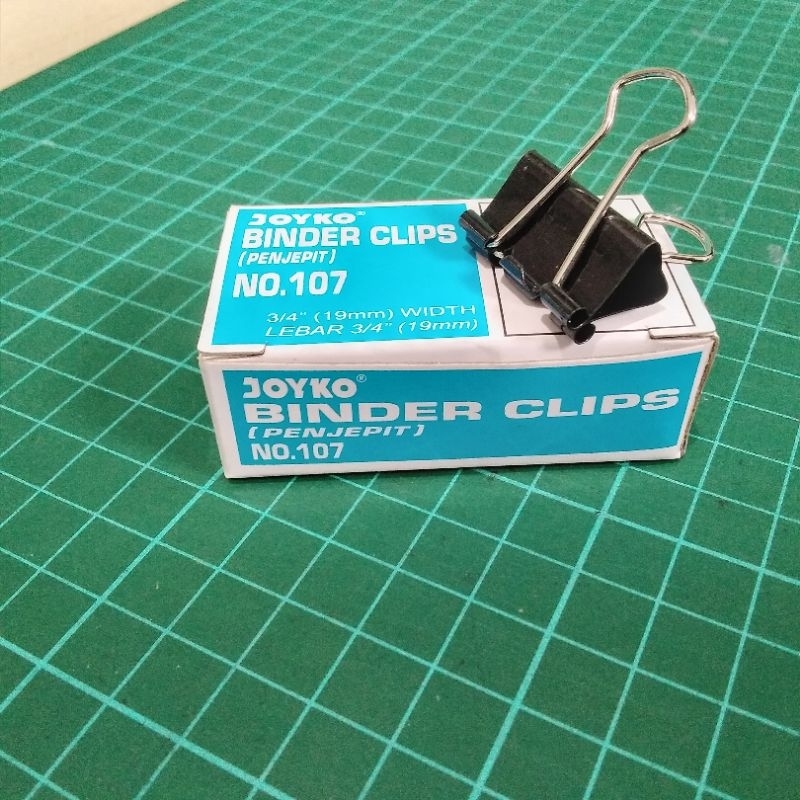 

Binder Clips No.107 Joyko/Penjepit Kertas No.107 Joyko