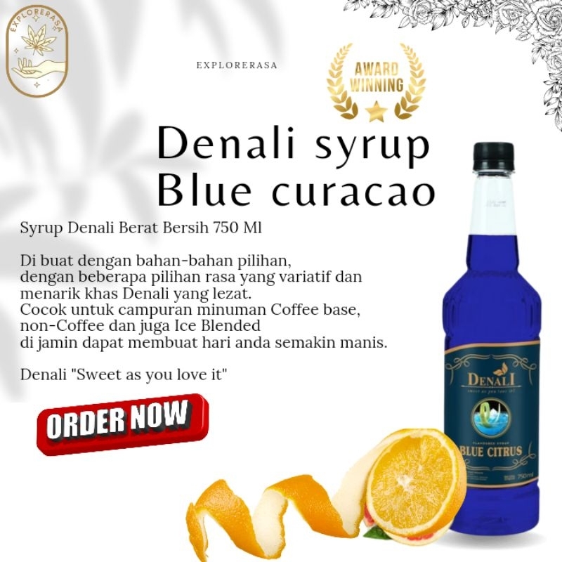 

Denali syrup rasa Blue Citrus 750ml