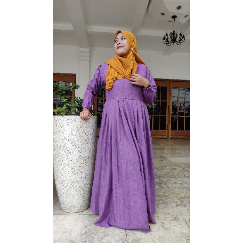 Gamis Katun Madina / Gamis Wanita Katun Medina / Gamis Katun Busui / Gamis Harian / Gamis Lebaran 20