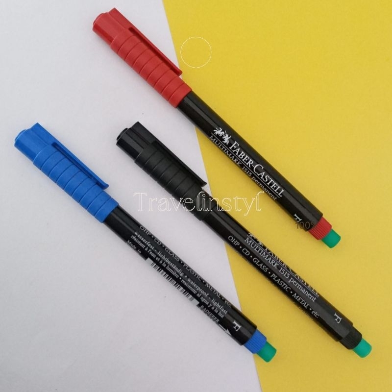 SPIDOL PERMANENT OHP / OHP MULTIMARK F PERMANENT BLACK-RED-BLUE 1513