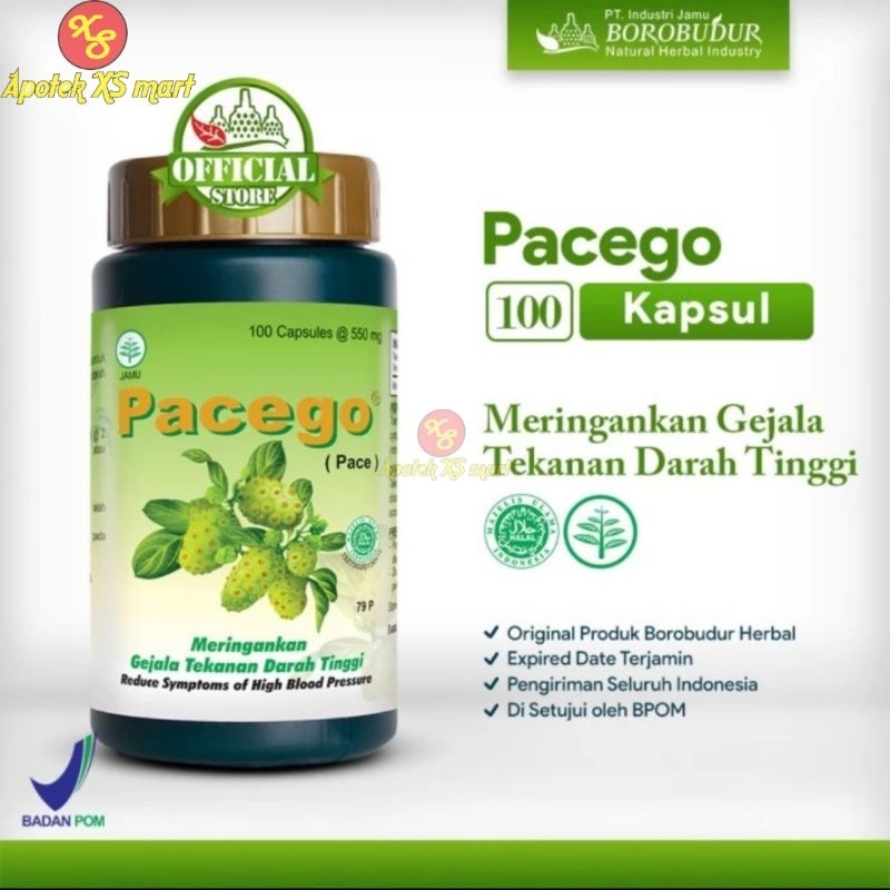 BOROBUDUR PACEGO KAPSUL - MERINGANKAN GEJALA HIPERTENSI DAN DIABETES