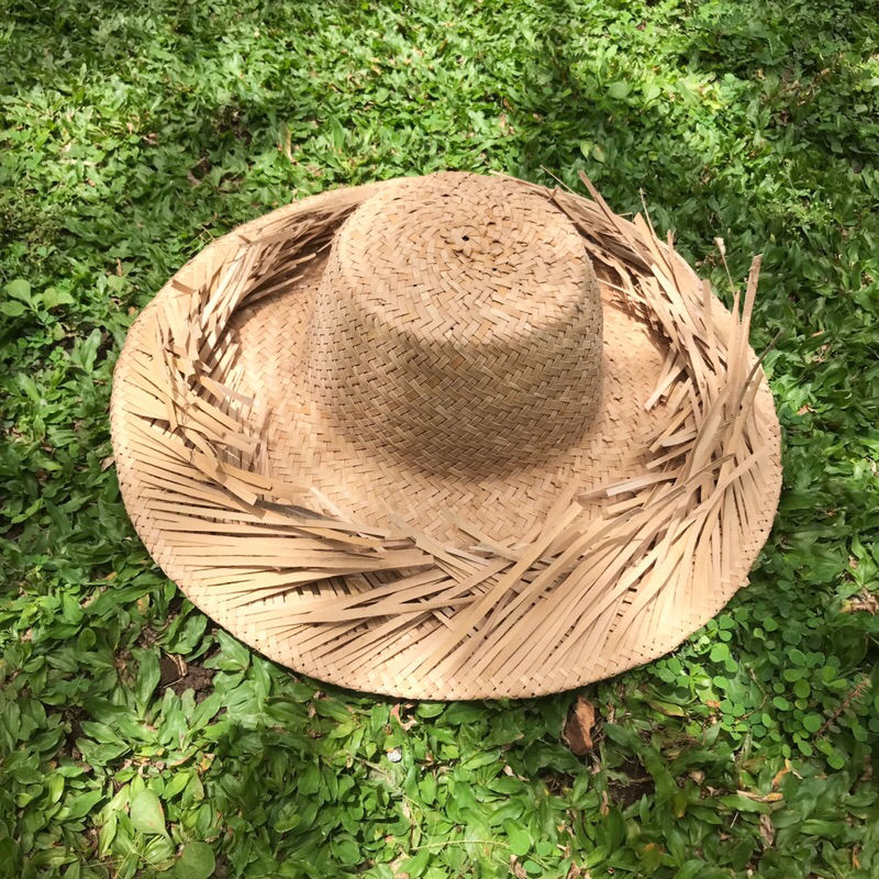 TOPI ANYAMAN BALI DAUN LONTAR