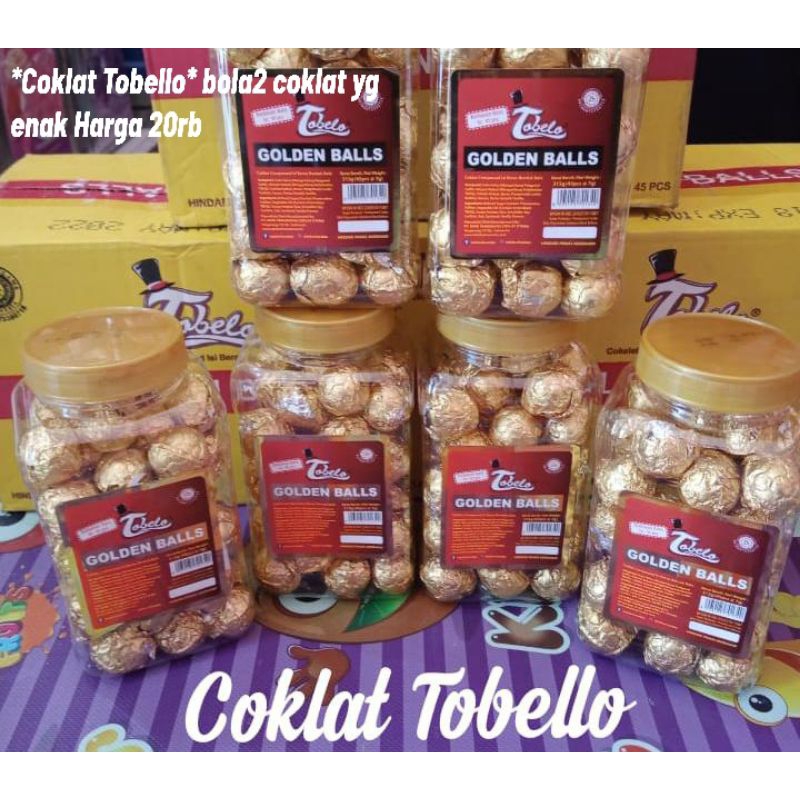 

coklat tobelo toples golden balls snack kiloan jajan kue lebaran murah free ongkir