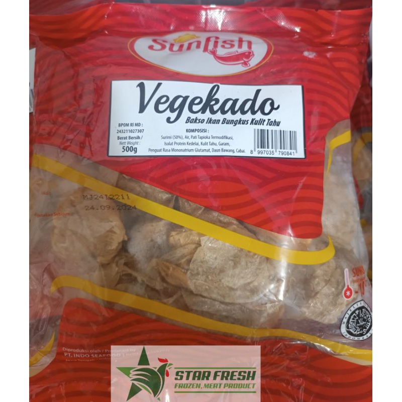 

SUNFISH VEGEKADO 500GR