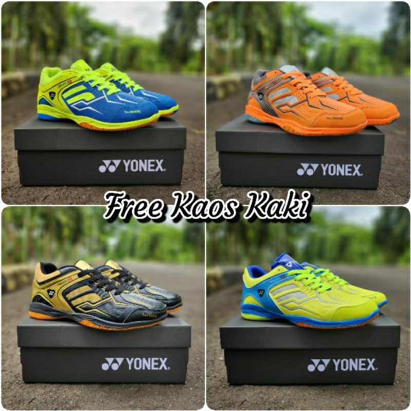 SEPATU BADMINTON PRIA WANITA SEPATU BULUTANGKIS AKAYUS ALAS KARET