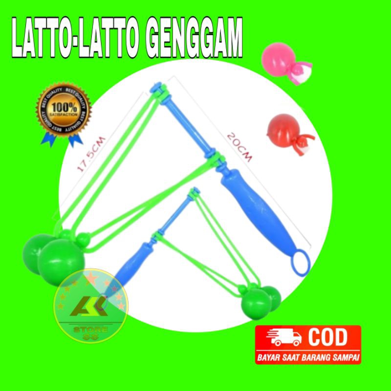Ready COD Promo Mainan Viral Lato Lato Gagang Mainan Jadul mainan Etek Etek Latto Latto matic