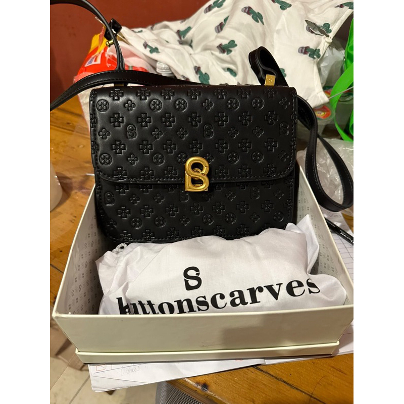 Audrey monogram Bag buttonscarves